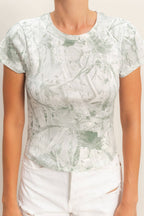 Fitted Crew Neck T-shirt