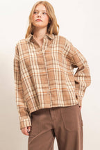 Plaid Button-up Shirt