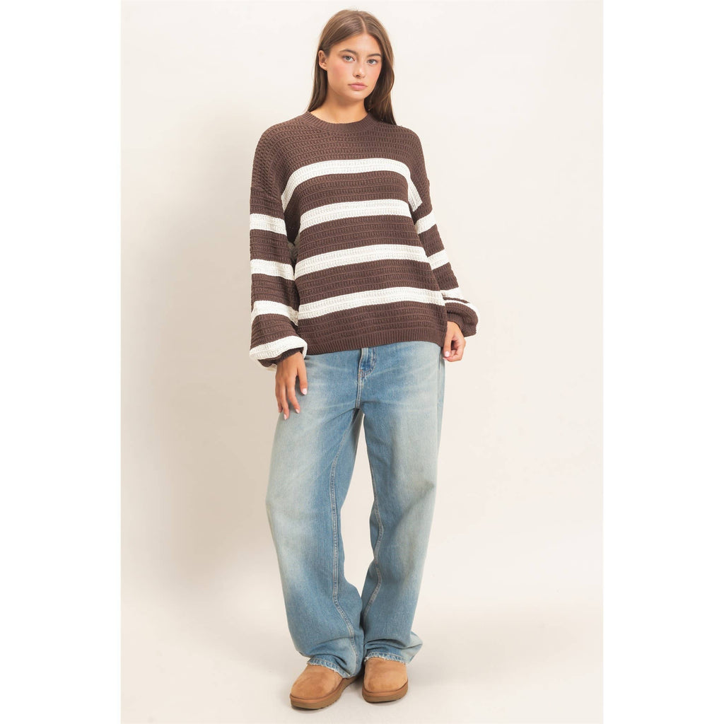 Striped Oversized Sweater