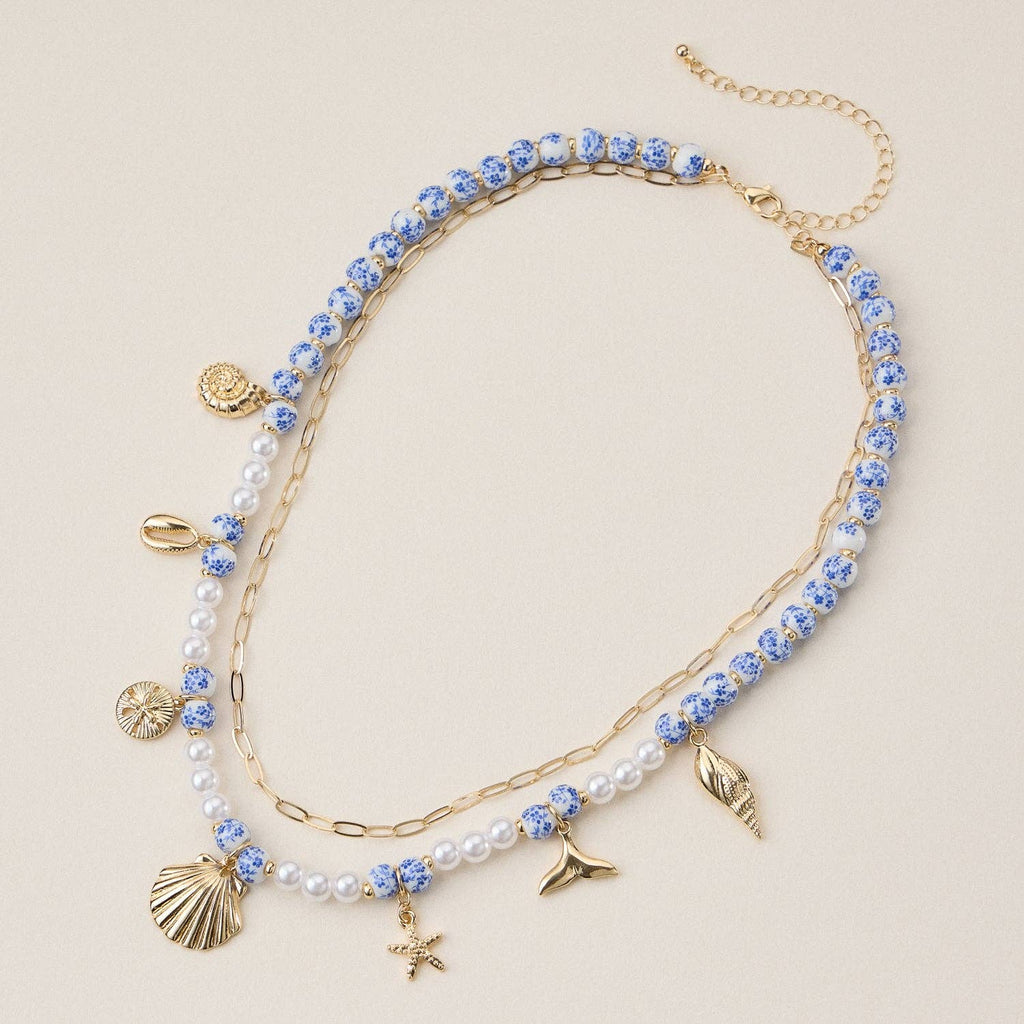 Coastal Charm Layered Bead | Necklace