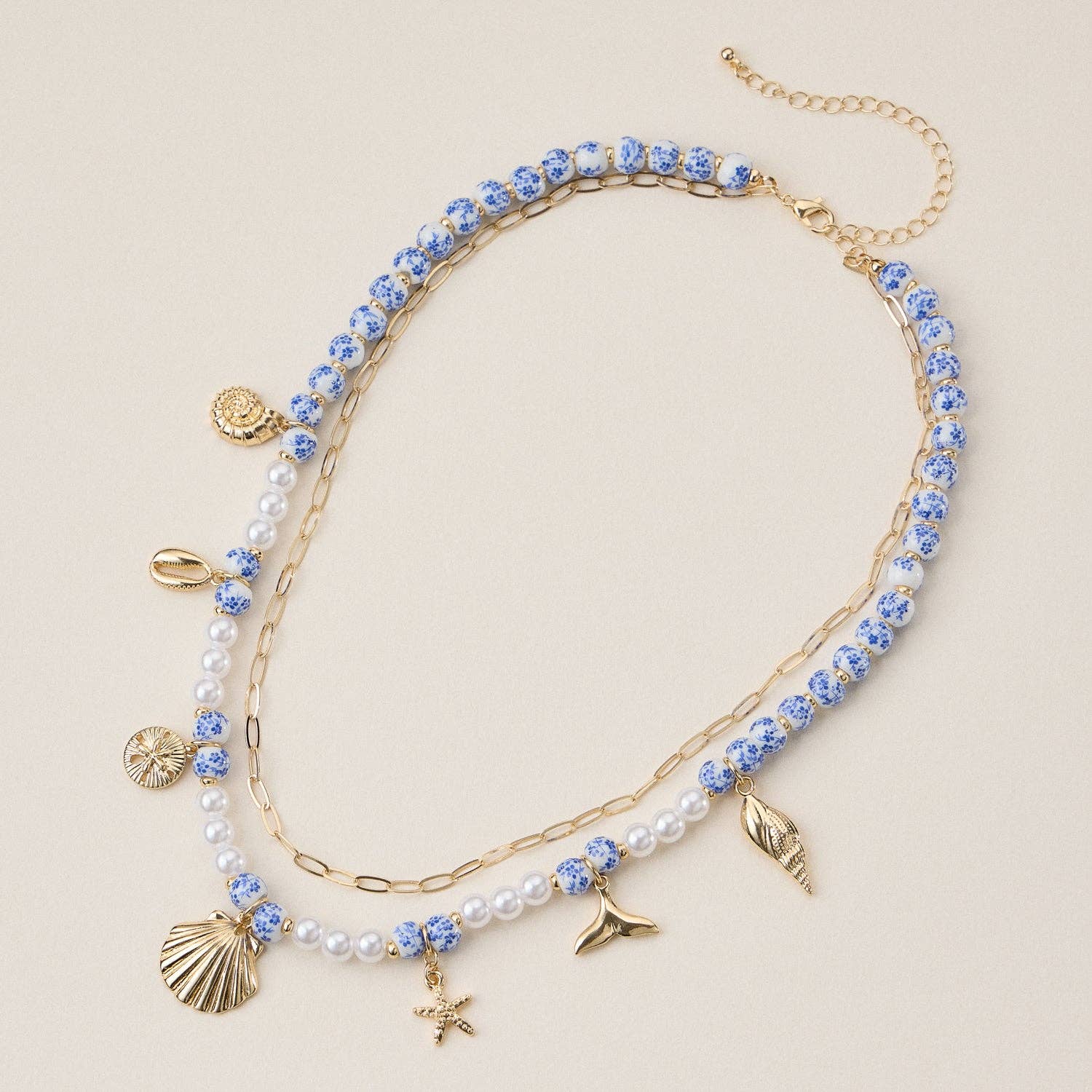 Coastal Charm Layered Bead | Necklace