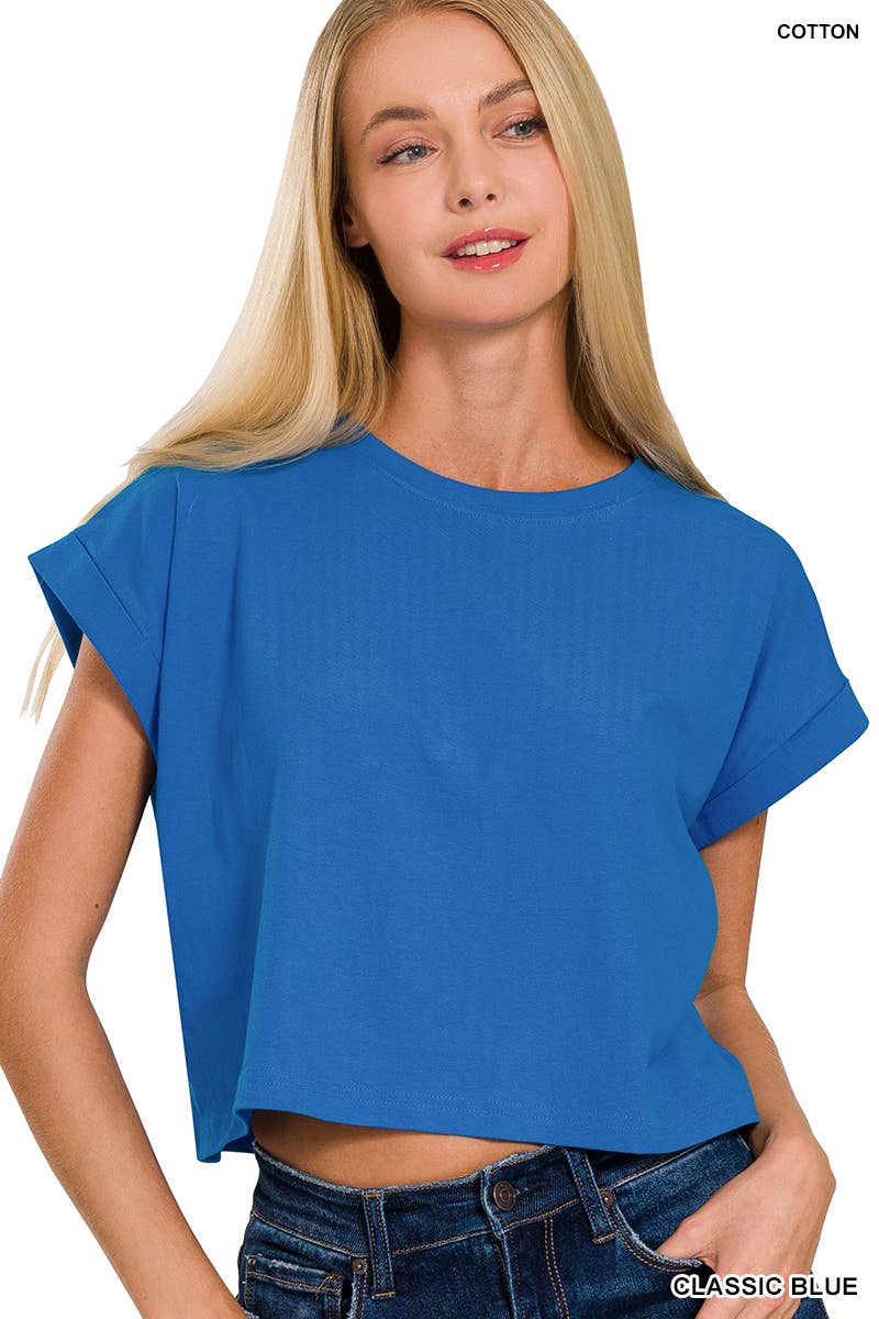 Cotton Short Sleeve Tee - Zenana