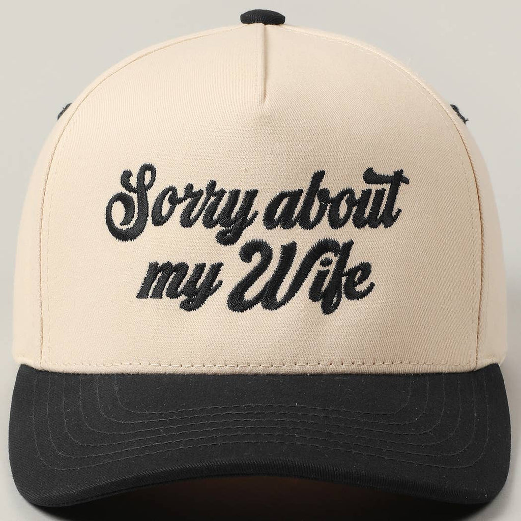 Sorry About My Husband Cap