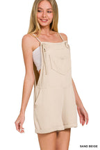 Knot Strap Romper w/ pockets - Zenana