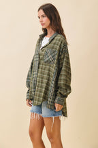8376EN Kambrie Plaid Flannel Shirt