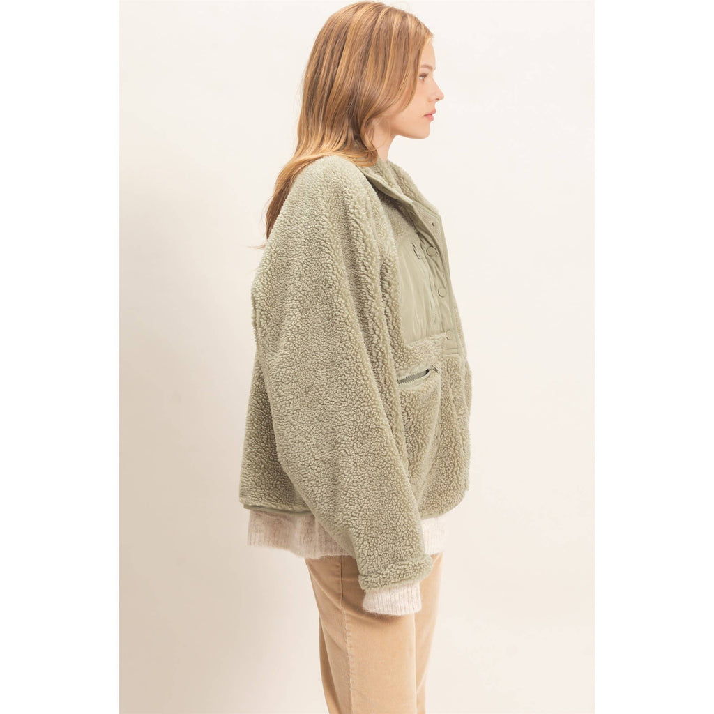 Sherpa Fleece Jacket