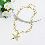 PUFFY STAR CHUNKY CHAIN STATEMENT NECKLACE | 40NK9571