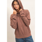 Long Sleeve Hoodie With Kangaroo Pocket