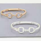 Hammered Toggle Cuff Bracelet