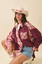 8376EN Kambrie Plaid Flannel Shirt