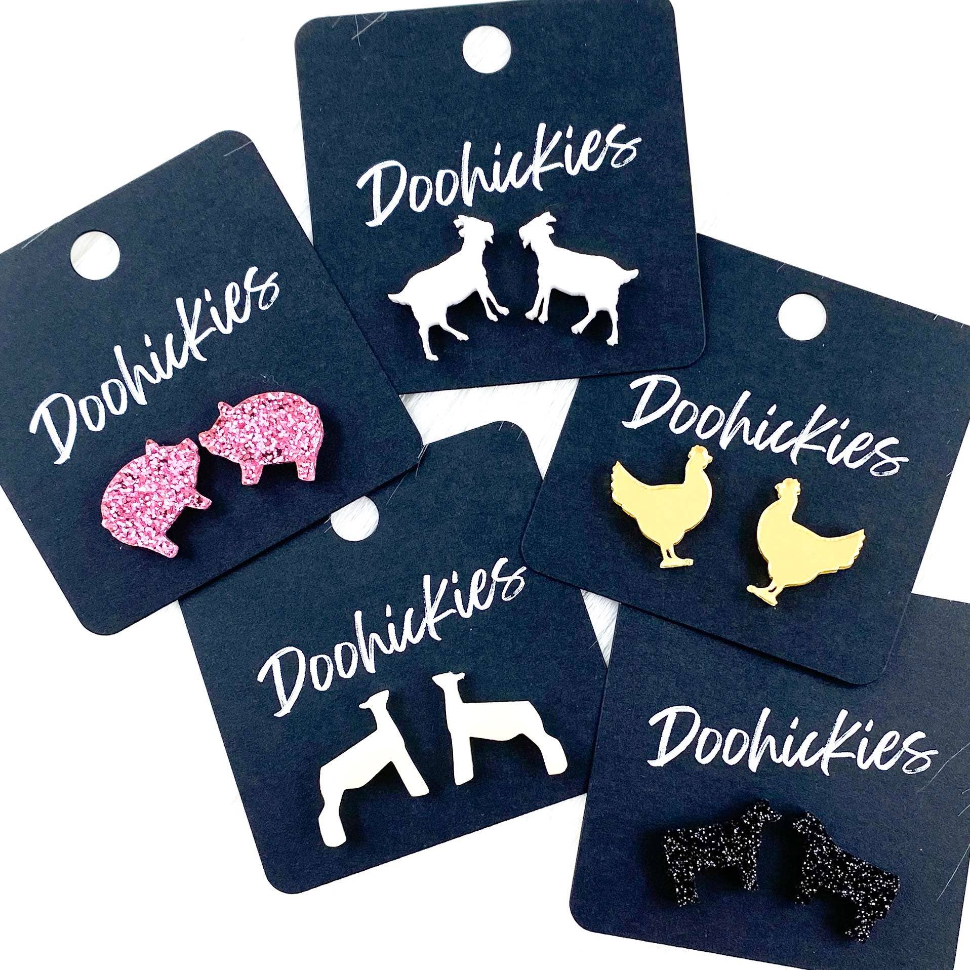 Fest Show Animal Studs - Western Earrings