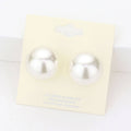 20mm Pearl stud earrings