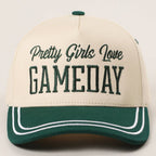 PRETTY GIRLS..Embroidery Double Stitch Trucker Hat