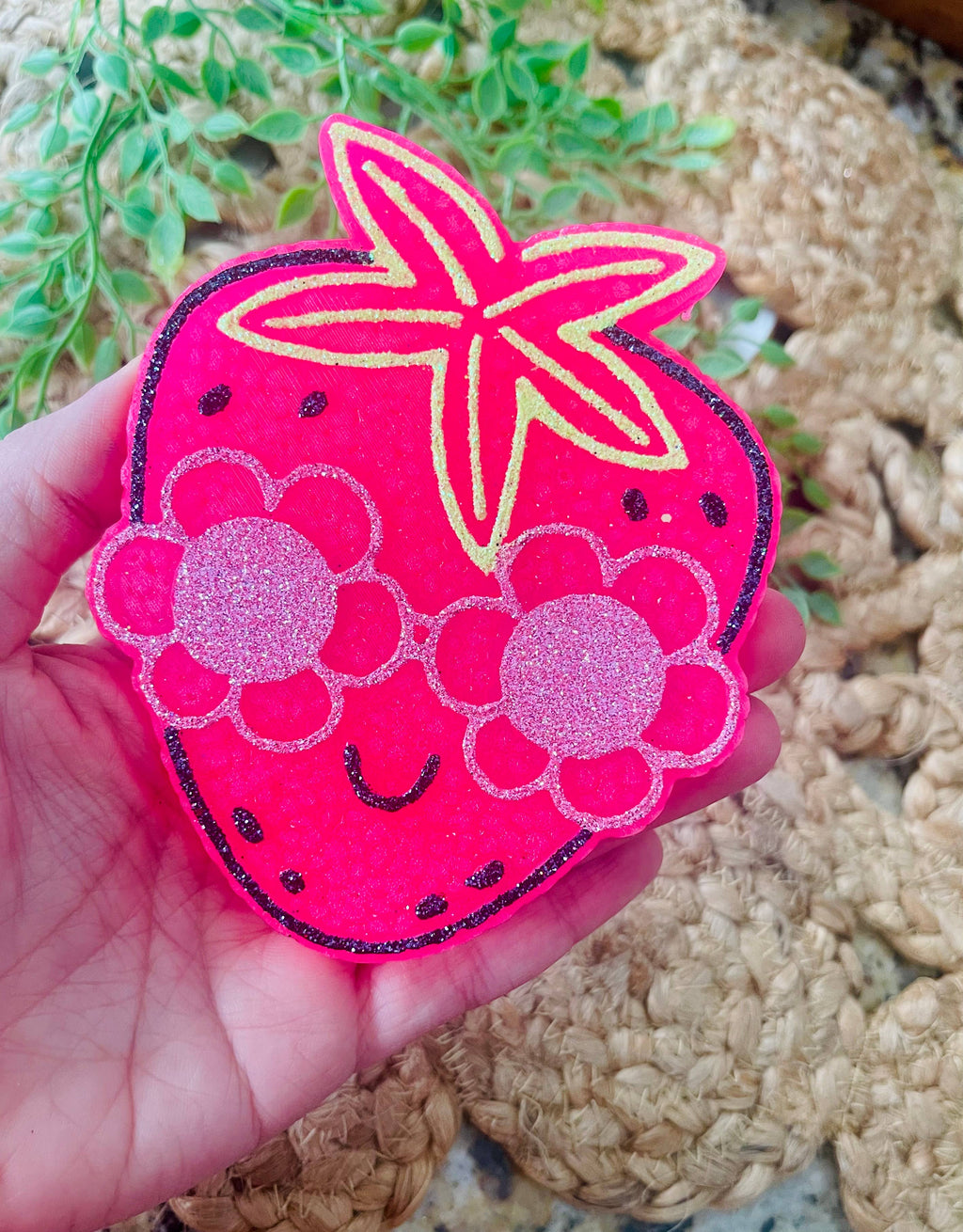 Groovy Strawberry Car Freshie 