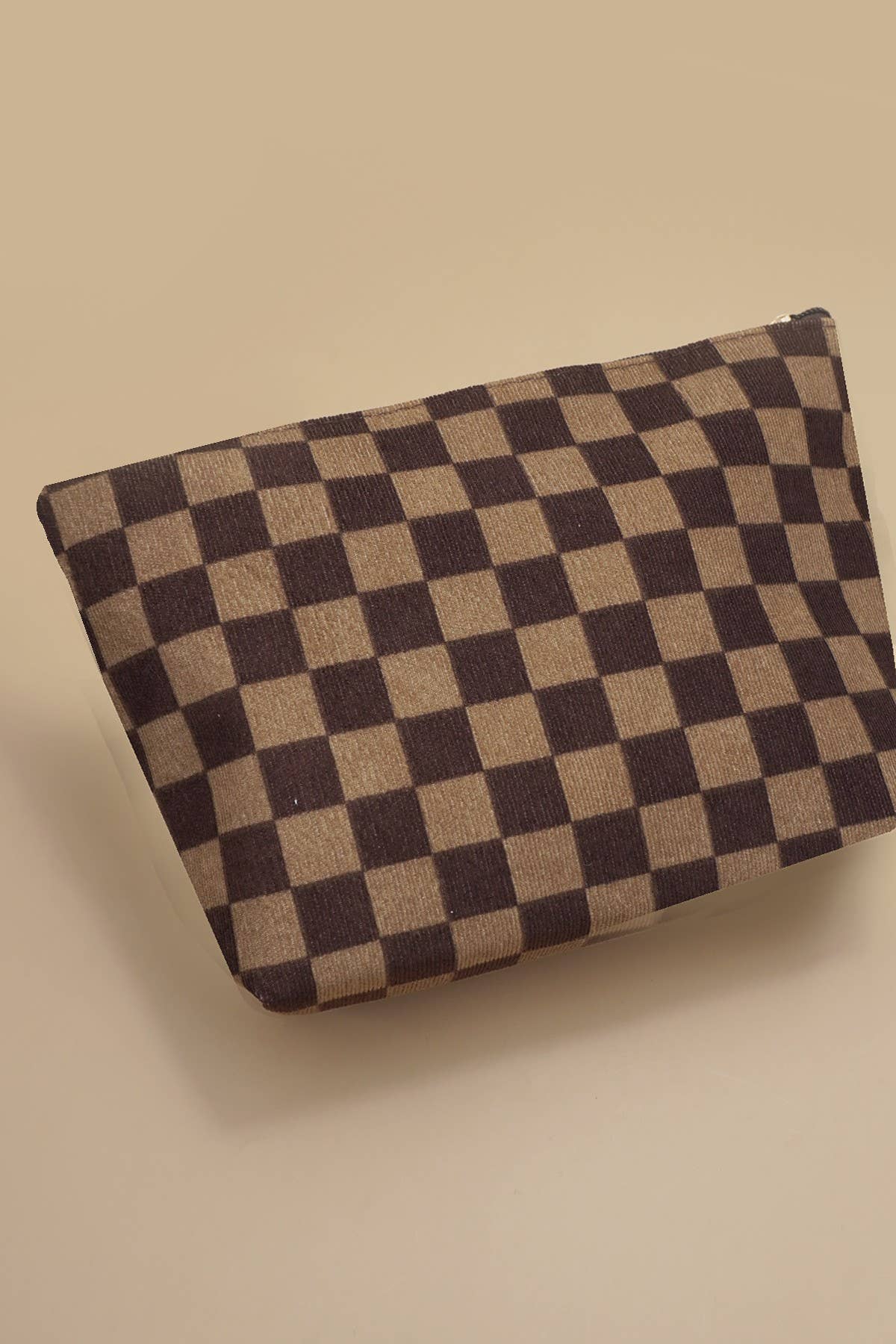 CHECKER COSMETIC BAG