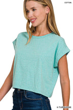 Cotton Short Sleeve Tee - Zenana