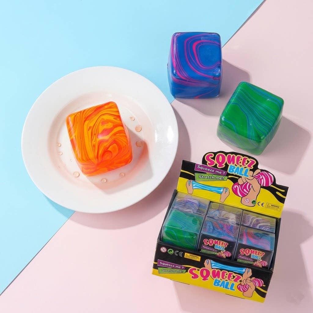 Squishy Cube Stress Relief Toy | 40BTS418