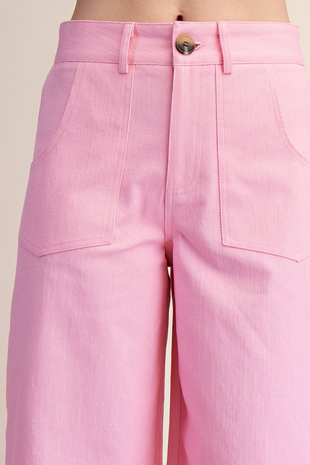 Crop High-Rise Wide-Leg Pants