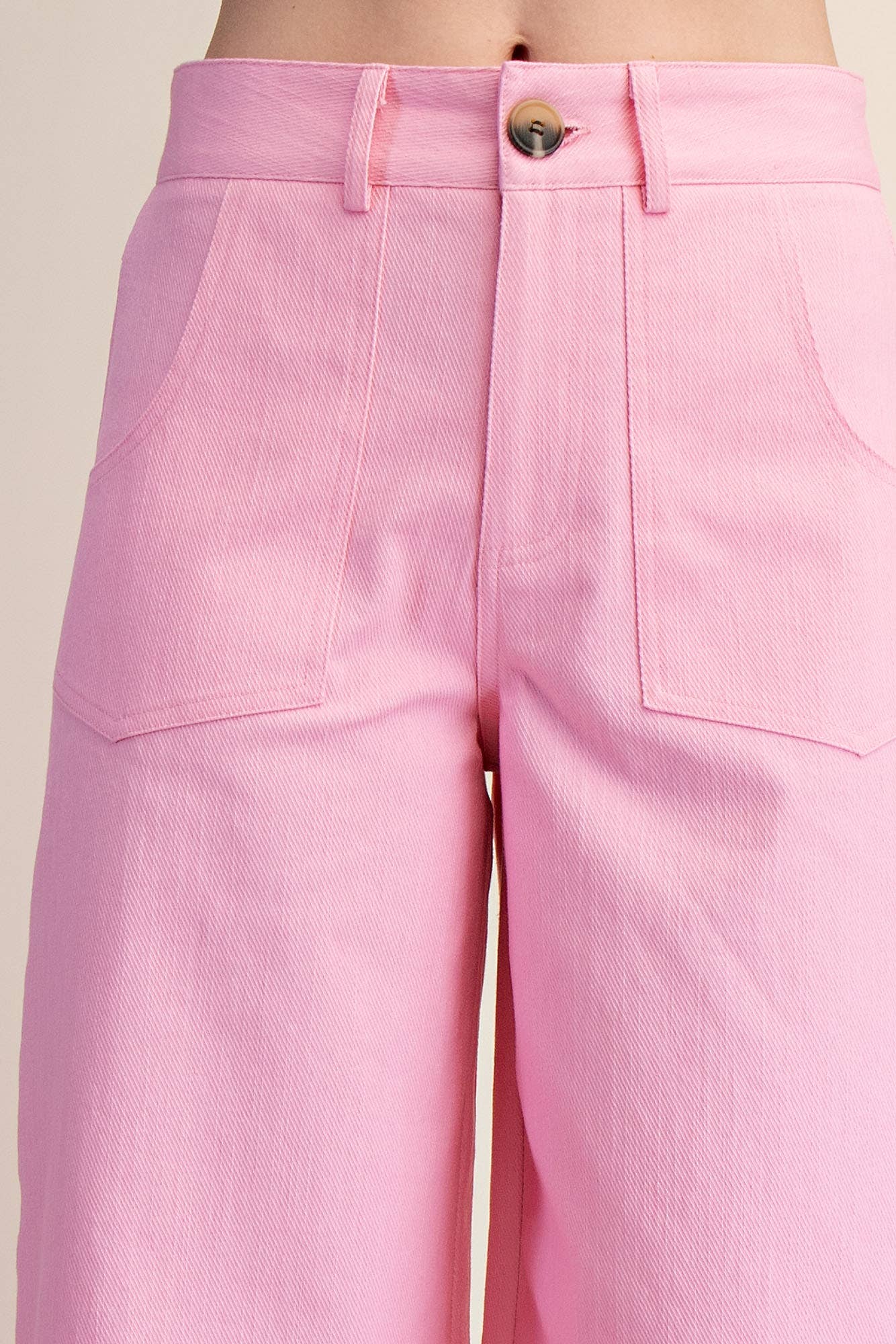 Crop High-Rise Wide-Leg Pants
