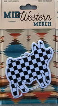 Fest Checkerboard Show Pig Air Freshener