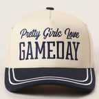 PRETTY GIRLS..Embroidery Double Stitch Trucker Hat
