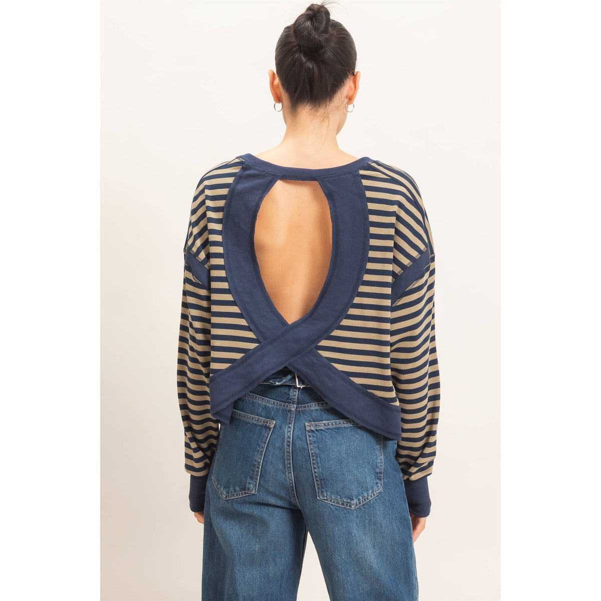 Striped Long Sleeve Top