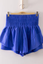 NP71089-Double Layered Activewear Shorts