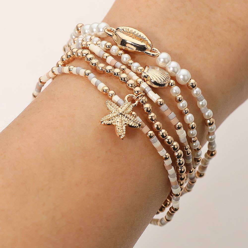 Starfish Multi Layered Bracelets