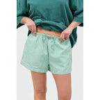 Striped Drawstring Waist Shorts