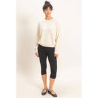 Chenille Crew Neck Sweater