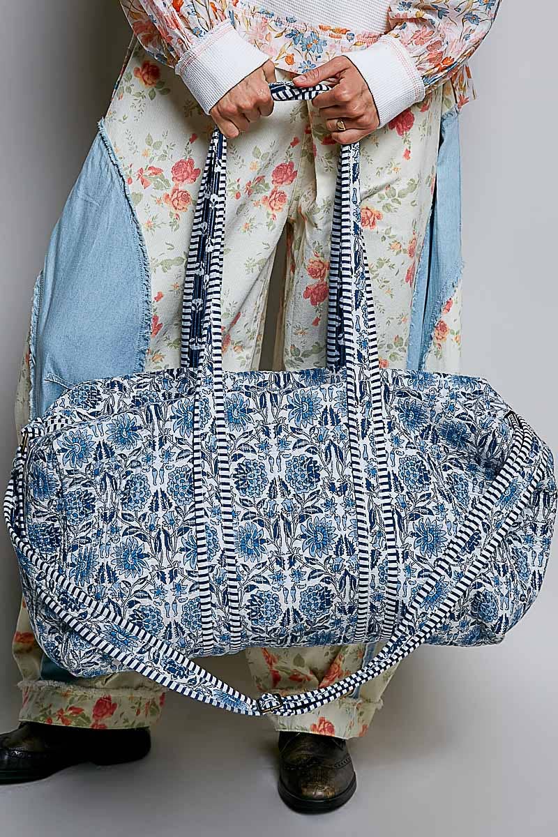 Front Pocket Quilted Adjustable Strap Bag