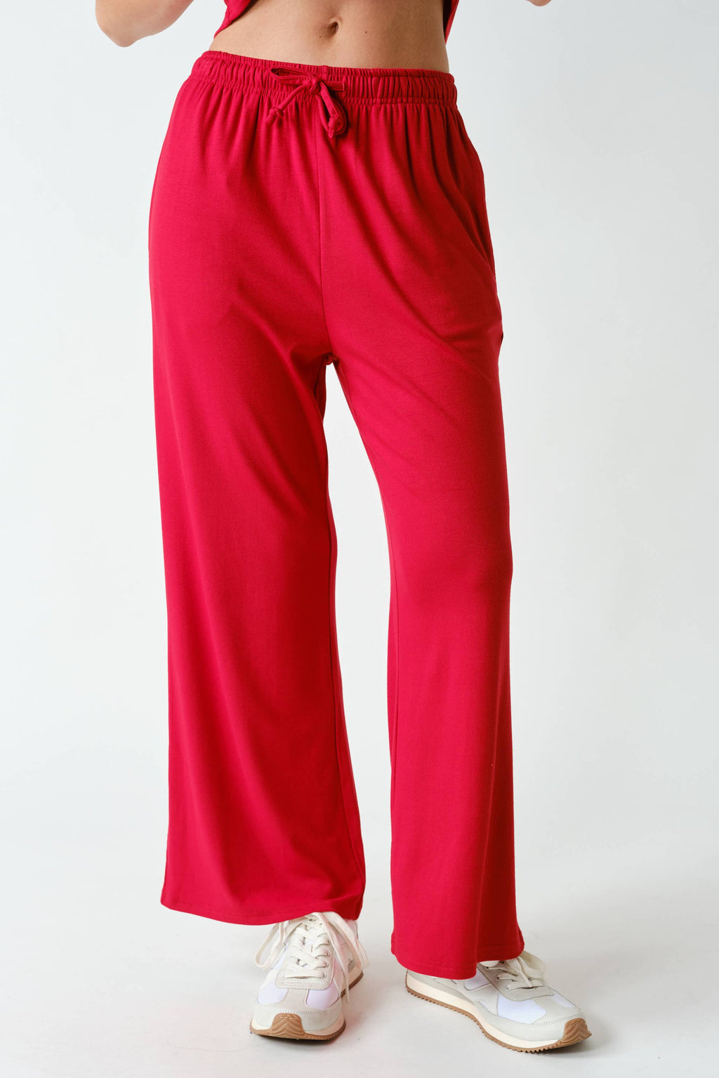 Marlow Short-Sleeve Ruched Two-Piece Set