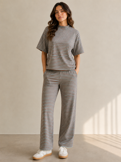 Striped Lounge Set