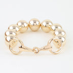 Polished Toggle Beaded Bracelet