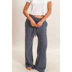 Brushed Waffle Drawstring Pants