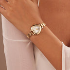 HEART DIAL OVAL BAND BRACELET WATCH | 40W3000