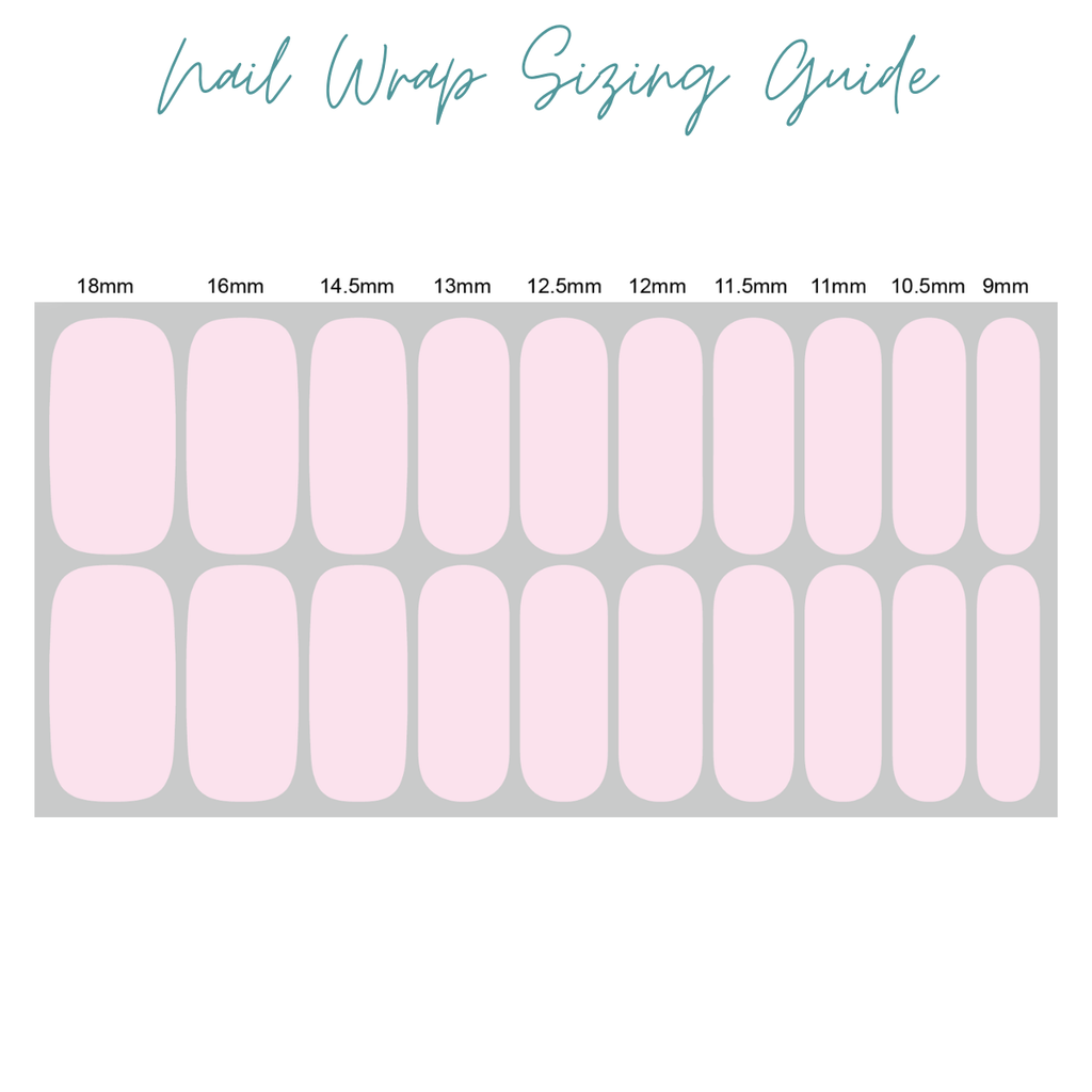 Pretty in Pink Shimmer | Light Baby Pink Glitter Nail Wraps