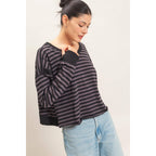 Striped Long Sleeve Top