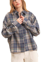 Plaid Button-up Shirt