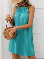 Sleeveless Round Neck Loose Fit Summer Dress for Women
