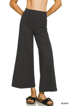 Pintuck Wide Leg Pants