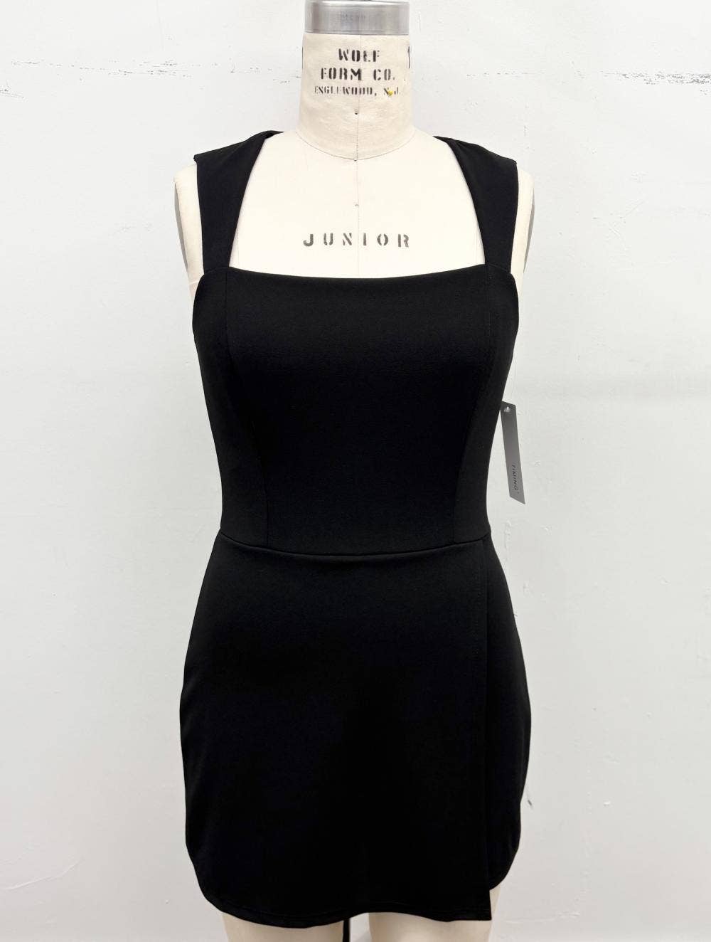 Square Neck Mini Romper Dress