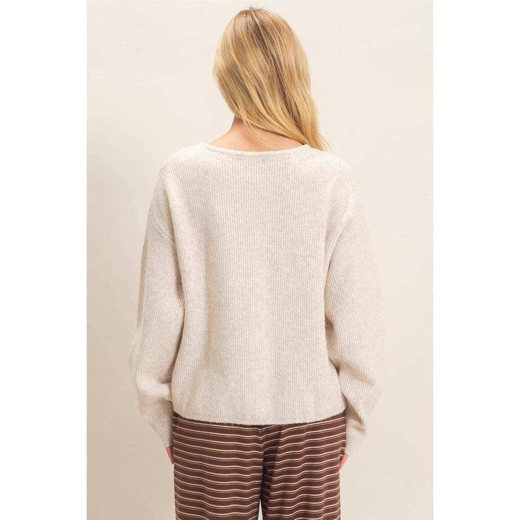 Ribbed Cardigan
