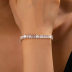 Baguette Crystal Tennis Bracelet | 80B1658