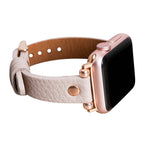 Apple Watch Band 38mm 40mm 42mm 44mm, Leather Watchband, Leopard Apple Watch Strap, iWatch Bracelet, Personalized Gift, Custom iWatch Band