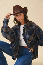 8376EN Kambrie Plaid Flannel Shirt