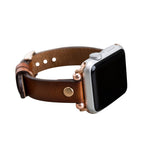 Apple Watch Band 38mm 40mm 42mm 44mm, Leather Watchband, Leopard Apple Watch Strap, iWatch Bracelet, Personalized Gift, Custom iWatch Band