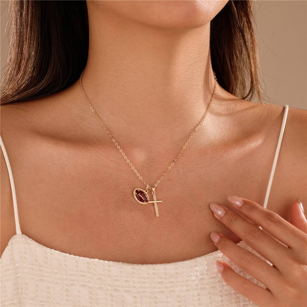 Gameday Sports Enthusiast Cross Necklace | 40NK9711