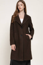 Long Sleeve Soft Long Coat