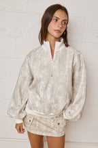 Light Camo Quarter Zip